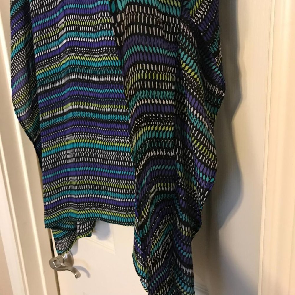 Poncho Style Blouse by Rafaella (NWOT) - Picture 4 of 7